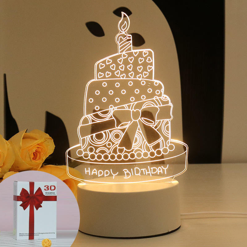 Happy Birthday LED Light